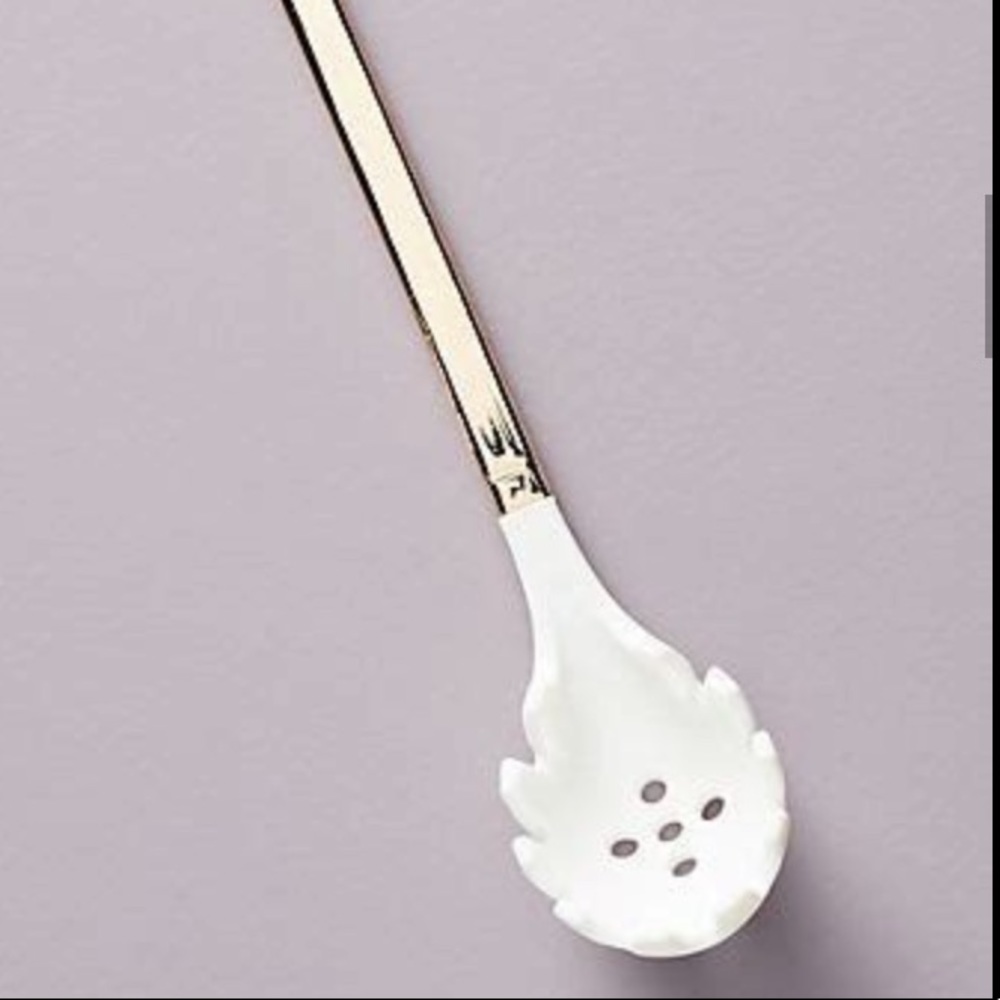 Anthropologie Farrah Pasta Cooking Slotted Spoon